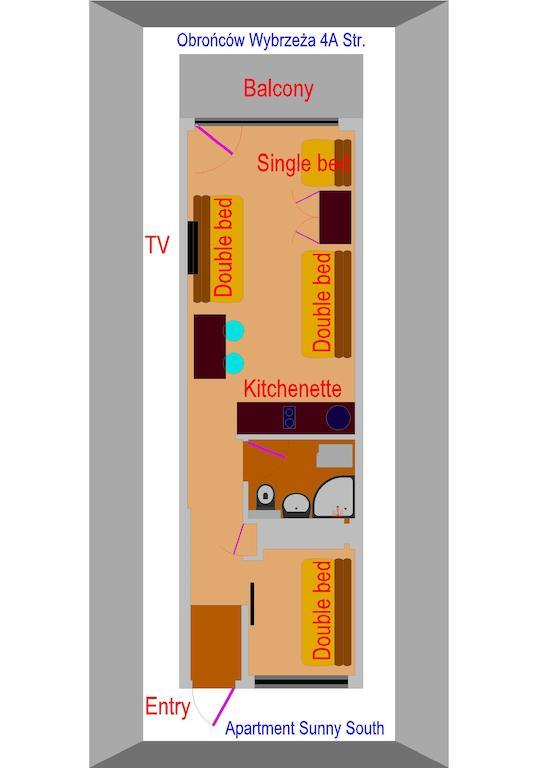 Apartament Sloneczne Poludnie Gdansk Phòng bức ảnh